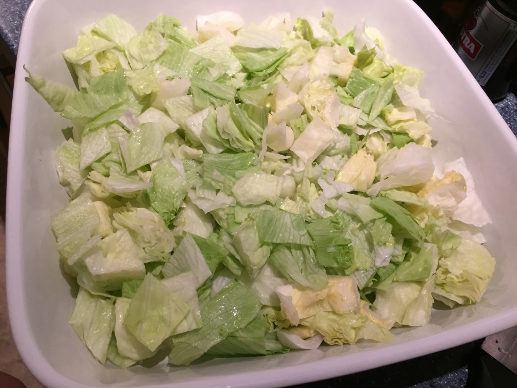 Big Mac Salat Rezept - Eisbergsalat