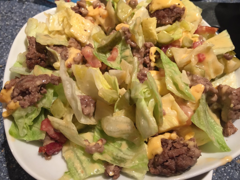 Big Mac Salat Rezept Low Carb Und Super Lecker Abnehmtipps Abnehmtricks Bennys Low Carb Abnehmblog