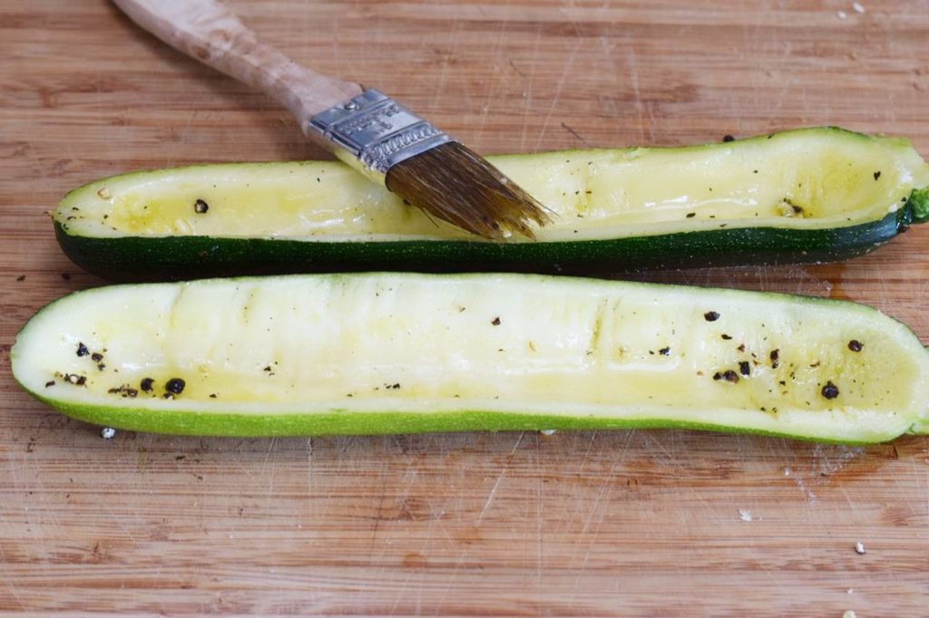 Zucchini vorbereiten