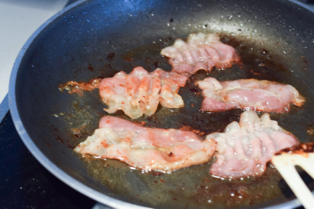 Bacon braten