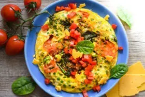 Frittata Erbse 5